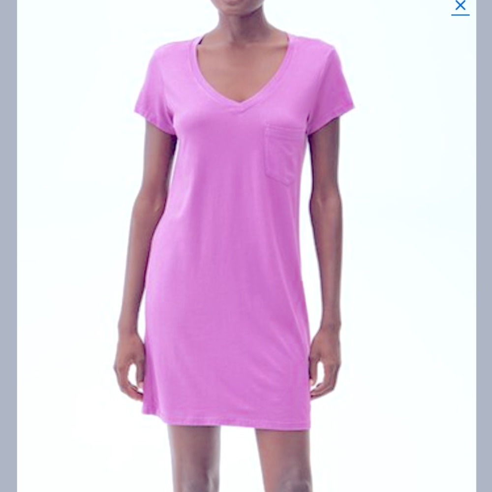 NWT Michael Stars XS Purple T-shirt Dress